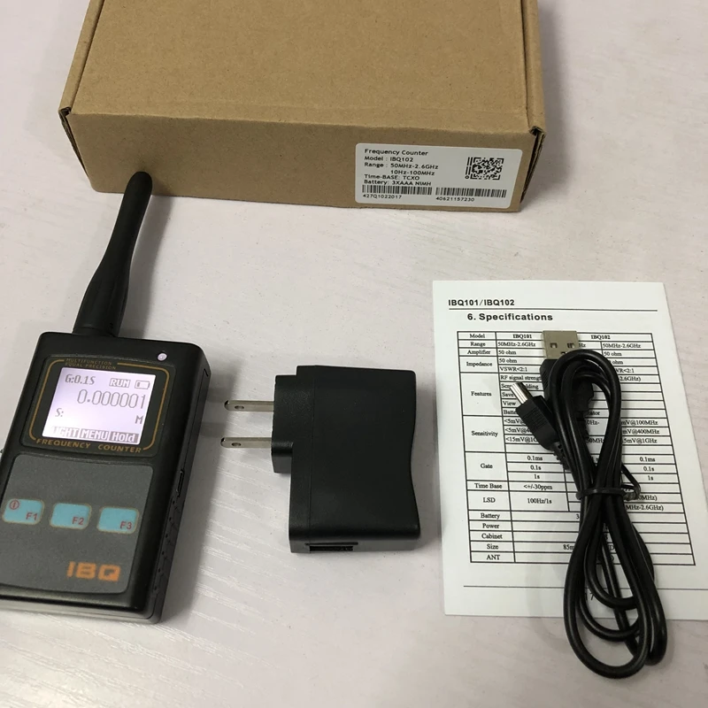 Измеритель частоты IBQ102 рация с ЖК дисплеем счетчик для двухстороннего