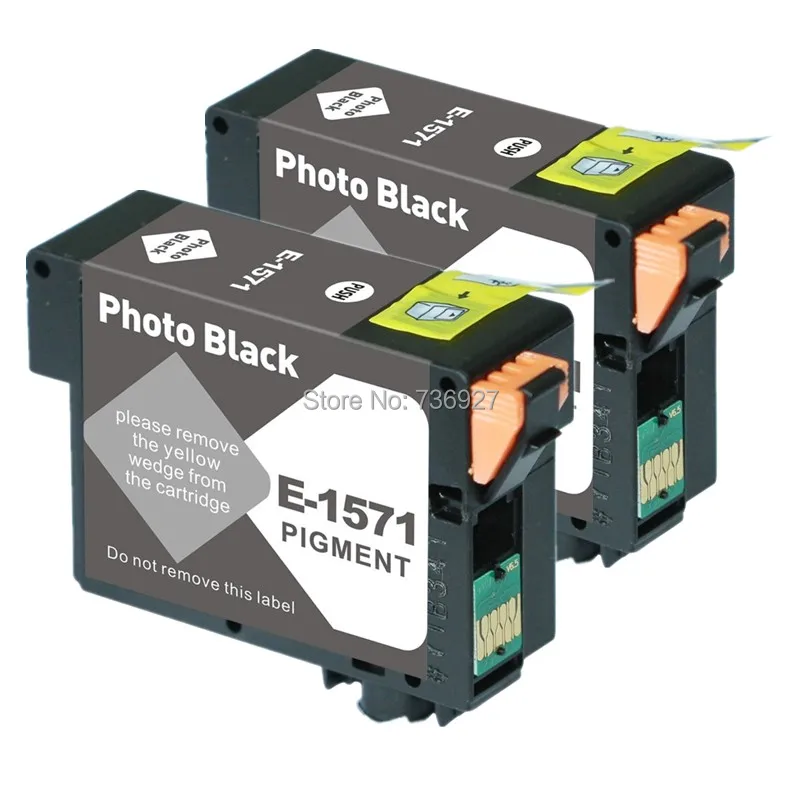 Чернильный картридж T1571 совместимый с струйным принтером Epson Photo R3000 2 фото|ink