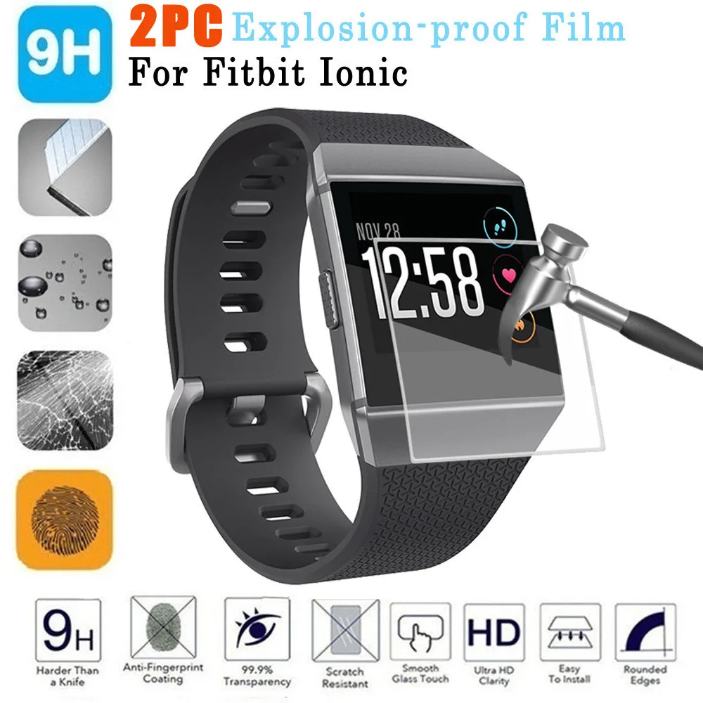 2PC Explosion-proof LCD TPU Full Cover Screen Protector Film For Fitbit Ionic 6M9 Drop Shipping | Электроника