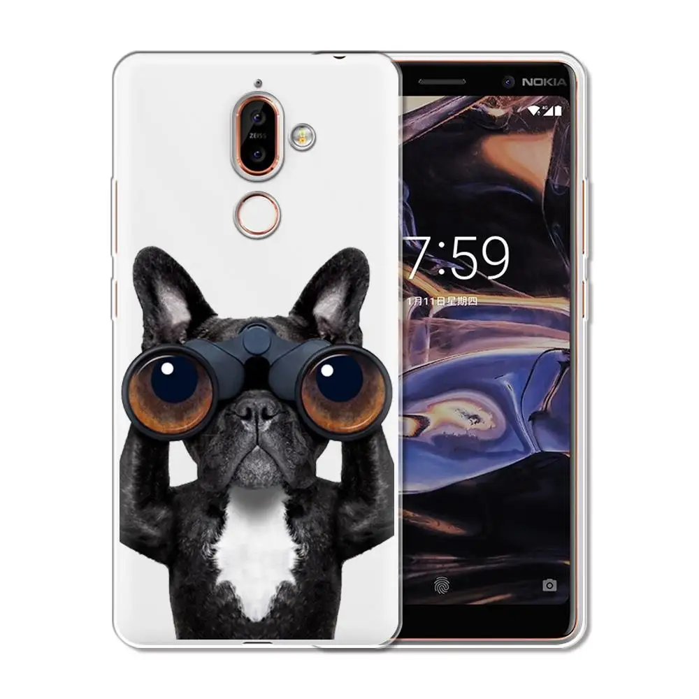 Чехол для телефона чехол Nokia 2 1 3 5 6 7 8 Plus 2018 X3 X5 X6 X7 с мягким силиконовым чехлом из