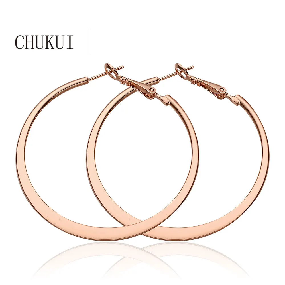 CHUKUI Pendientes Mujer серьги-кольца для женщин большой круг обруч серьги