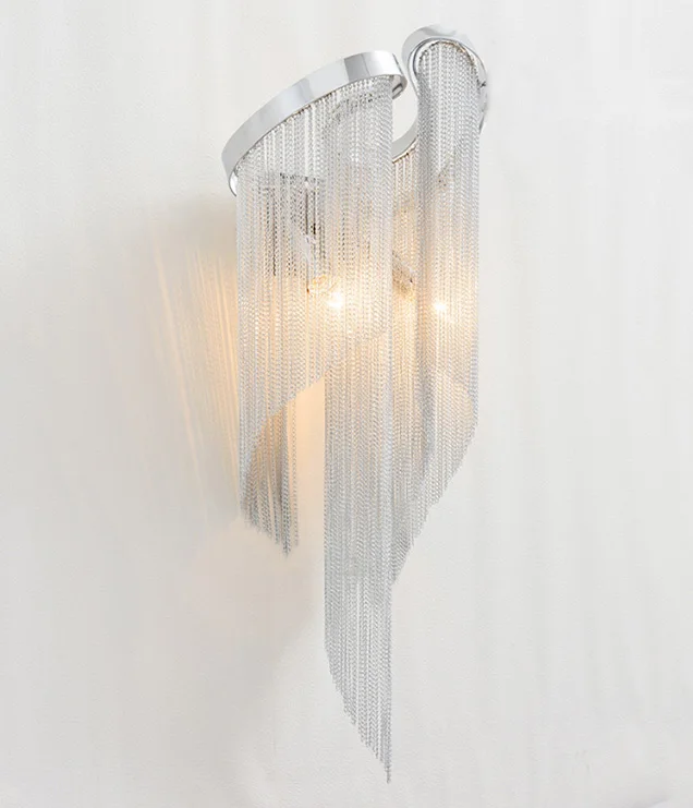 Современные дизайнерские Роскошные модные алюминиевые Настенные светильники с