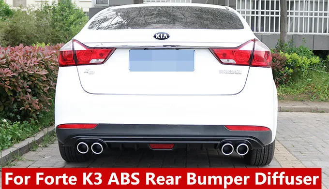 Задний бампер для Forte K3 ABS диффузор 2016 2018 Kia Комплект кузова задняя губа задний