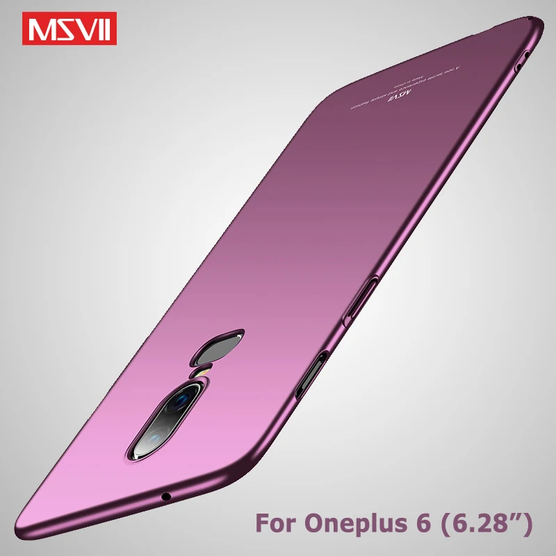 Чехол для Oneplus 6 тонкий матовый чехол Msvii One Plus T OnePlus Жесткий OnePlus6 s | Мобильные