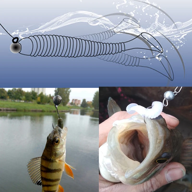 

WDAIREN 4.8cm 0.8g Impact Ring Shad Fishing Lure Worm Soft Silicone Bait Jigging Wobblers Lures Artificial Swimbait Pesca Tackle