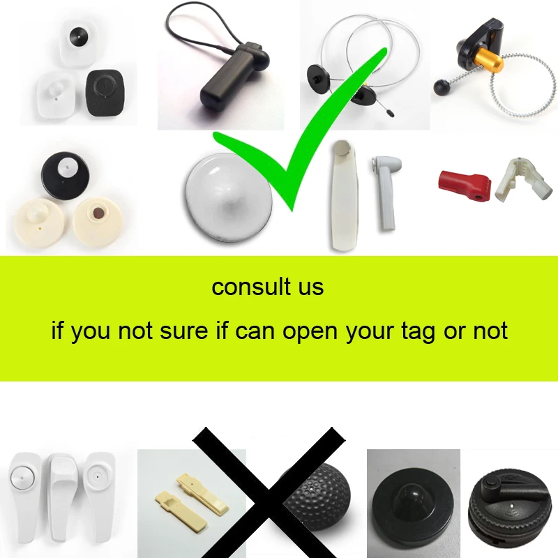 

8000GS EAS System Tag Remover Magnet mini Detacher Security Lock For Supermarket Clothes+ 1pc phone hoder free gift