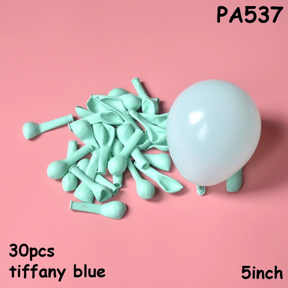 PA537 Macaron Dmint Macaron цветные латексные шары 30 шт. 5 дюймов Праздник День Рождения Вечеринка декоративные шары сладкий цвет Красочные Подвесные Украшения для вечеринки - Color: PA537 Macaron Dmint