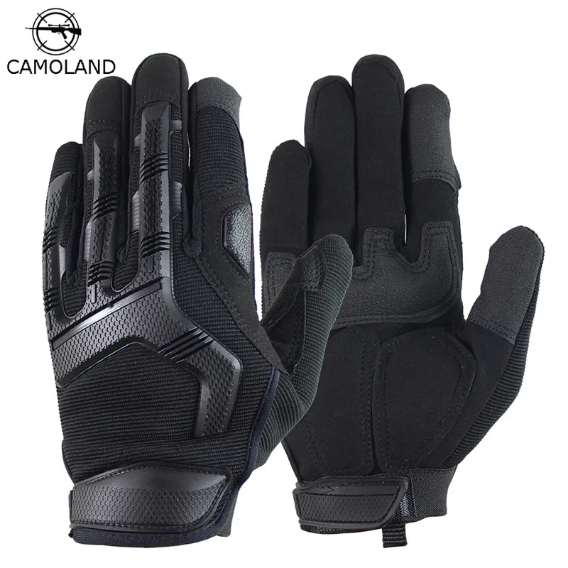 

Men Gloves Tactical Military Combat Slip-resistant Gloves Outdoor Sports Full Finger Bicycle Paintball Shooting Hunting Gloves
