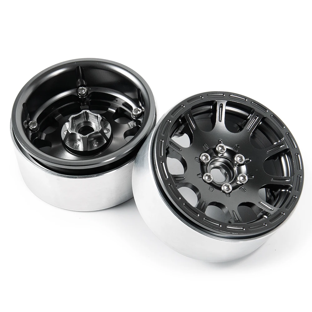 Колесные диски AXSPEED 2 дюйма со стразами #25 цвет Тида для Axial Wraith 90018 1/10