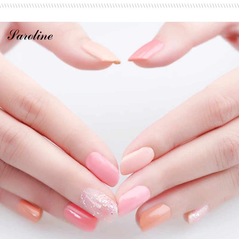Saroline Soak Off УФ цветной гель лак для ногтей набор СГВПООН де Lucky лаков лака Professional