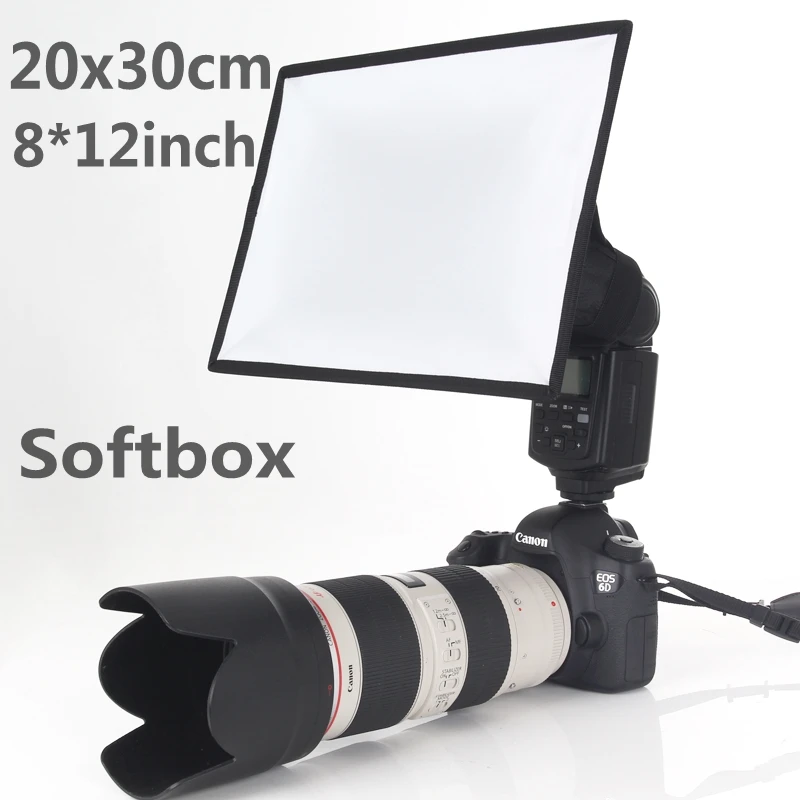 Мини складной рассеиватель Softbox для цифровая зеркальная камера Yongnuo вспышка