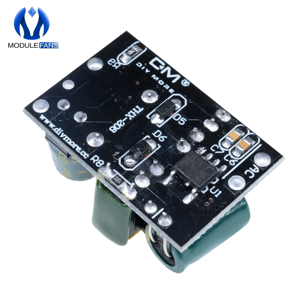 AC-DC 5V 800mA/DC понижающий преобразователь подпушка доска 110V 220V DC/DC 5V трансформатор Питание модуль для Arduino Напряжение изоляции