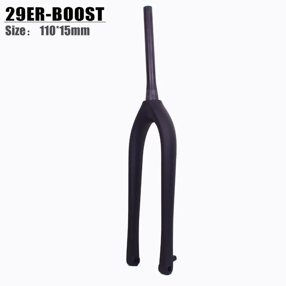 29er Boost Mtb вилка размером 110*15 мм Тормозная углеродная Велосипедная коническая для