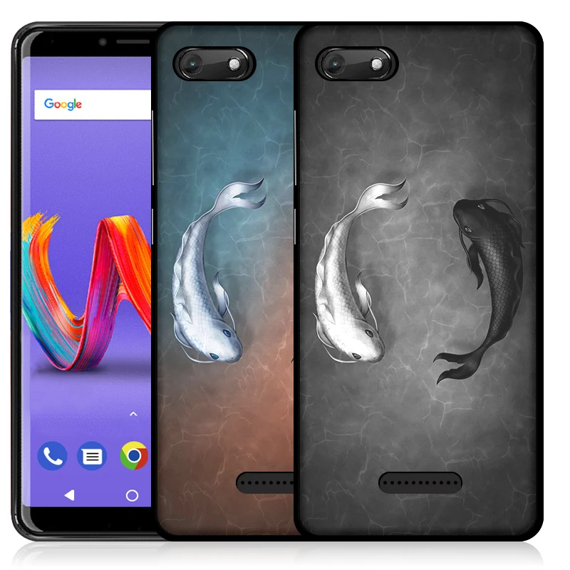 EiiMoo 5 45 дюймов чехол для телефона Wiko Harry 2 Чехол мультяшный милый окрашенный ТПУ