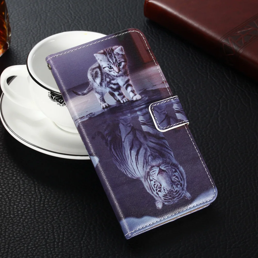 Флип чехол FSSOBOTLUN для Ulefone X флип в стиле ретро Магнитный кошелек с подставкой и