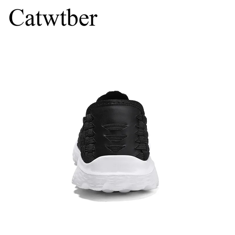 Catwtber Flats Moccasins Casual Shoes Summer Breathable Handmade Men Woven Fashion Comfortable Lightweight Loafers | Обувь