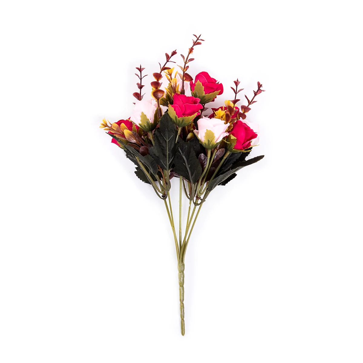 Искусственные цветы розы 12 голов 1 букет Свадебная вечеринка Fesstival Christams Home Grave