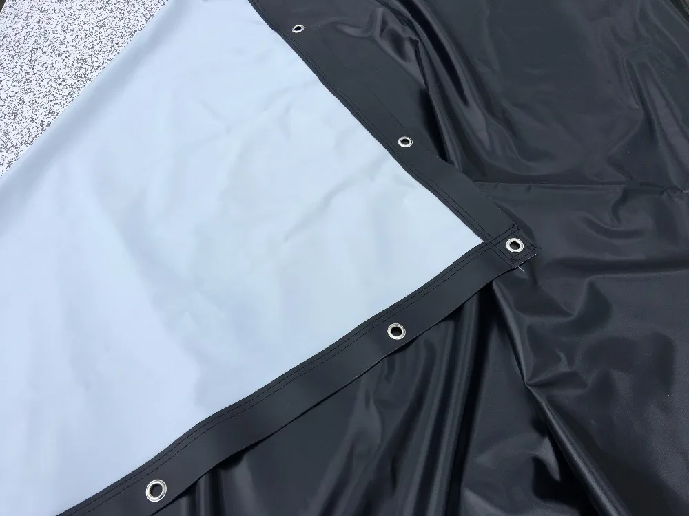 Горячая Распродажа 72 дюйма 16:9 Мягкая Белая-черная фотопленка из ПВХ для 3D HD DLP