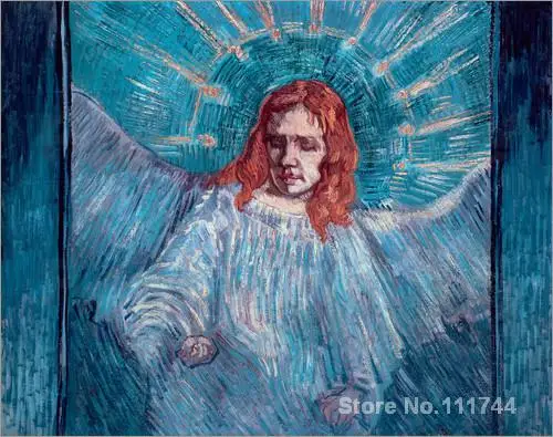 Goedkoop Wall Art De Angel Door Vincent Van Gogh Schilderijen Op Canvas Handgemaakte Hoge Kwaliteit