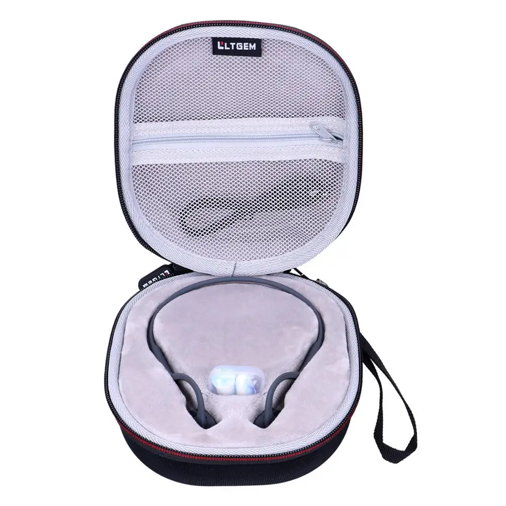 

LTGEM EVA Black Carrying Hard Case for AfterShokz Trekz Air Open Ear Wireless Bone Conduction Headphones AS650SG