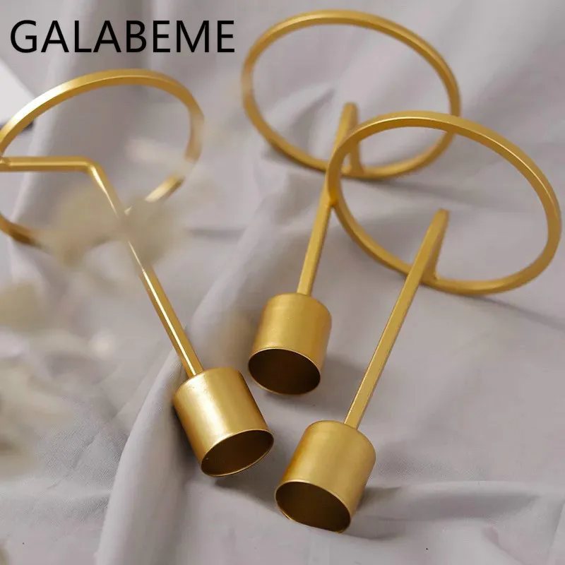 Galabeme 2PC Wedding Favor Home Decor Tea Light Candle Holder Candlestick DIY Party favors for Guest | Дом и сад