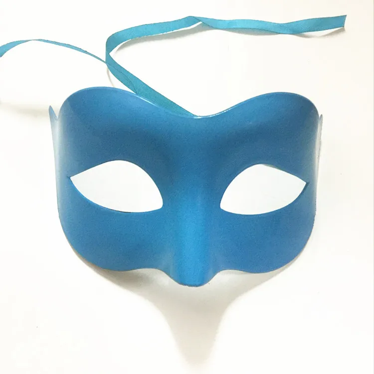 blue 9 цветов Мужской Женский сексуальный костюм маска для выпускного вечера Венецианская маска Марди Грас вечерние танцевальный маскарадный мяч Хэллоуин маска маскарадный костюм - Цвет: blue