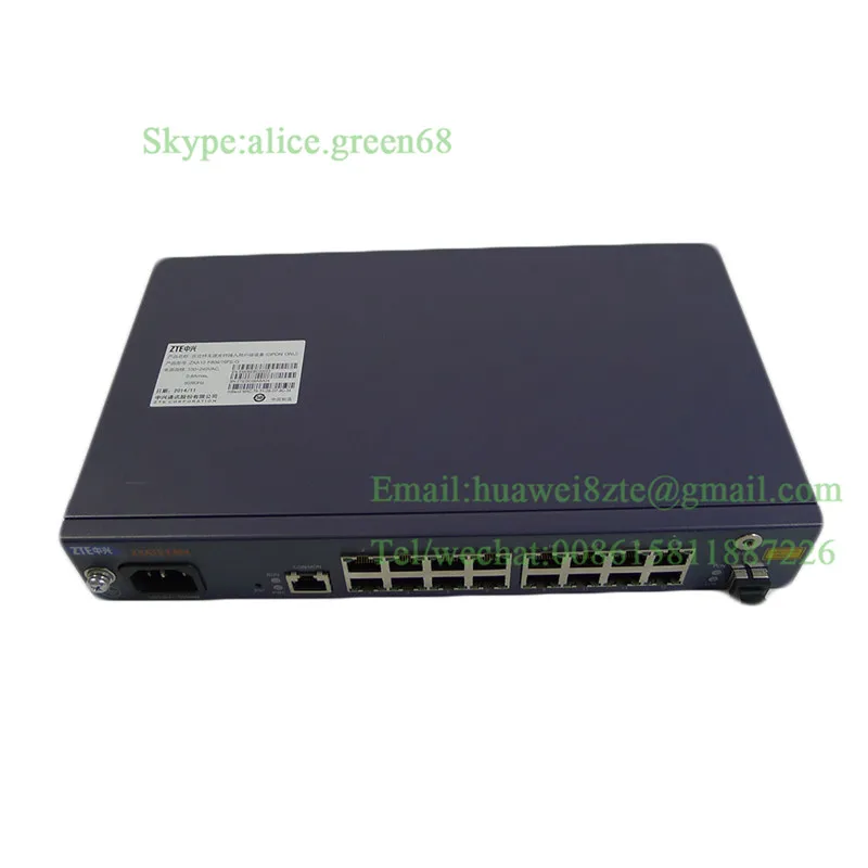 Z TE ZXA10 F804 16FE GPON ONU с 16 портами ethernet оптический сетевой терминальный
