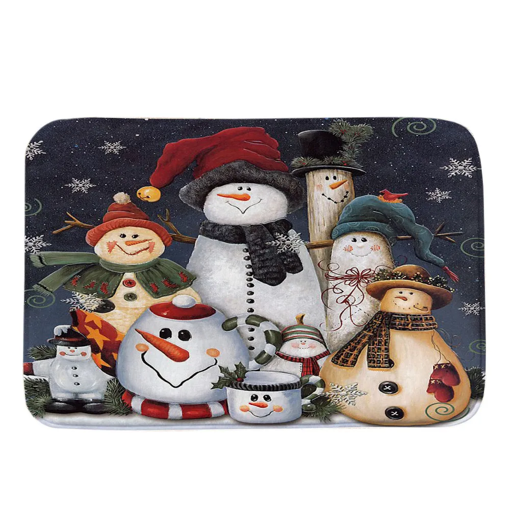 Merry Christmas коралловый бархат Добро пожаловать коврики узор письмо пол входная дверь ванная комната коврик крытый Ванна ковер Nove7