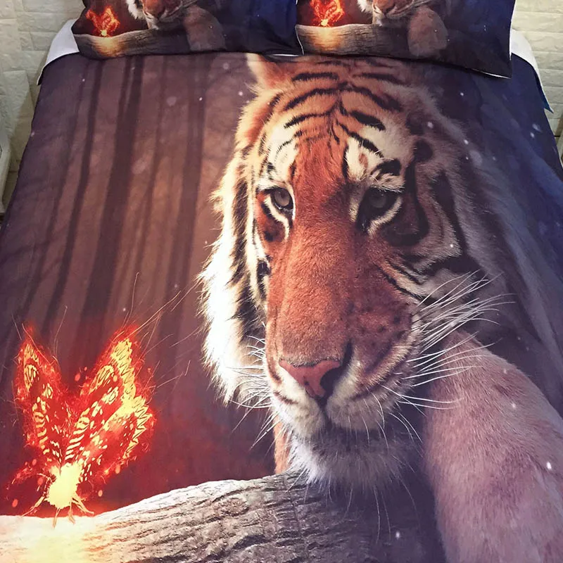 3D Тигр постельное белье постельные принадлежности одеяло покрывало домашнее
