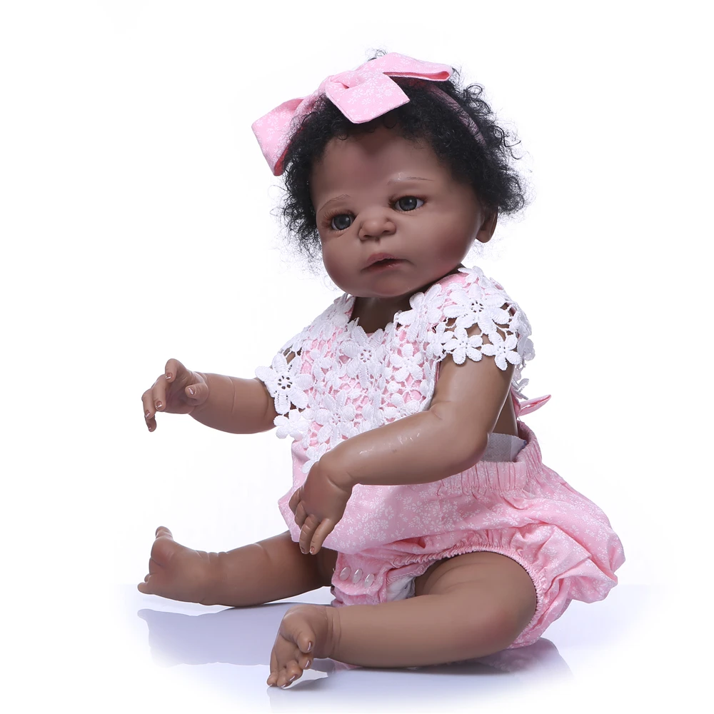Коллекционная Гавайская гитара 23 дюймов Reborn Baby Doll для всего тела силиконовые 57 см