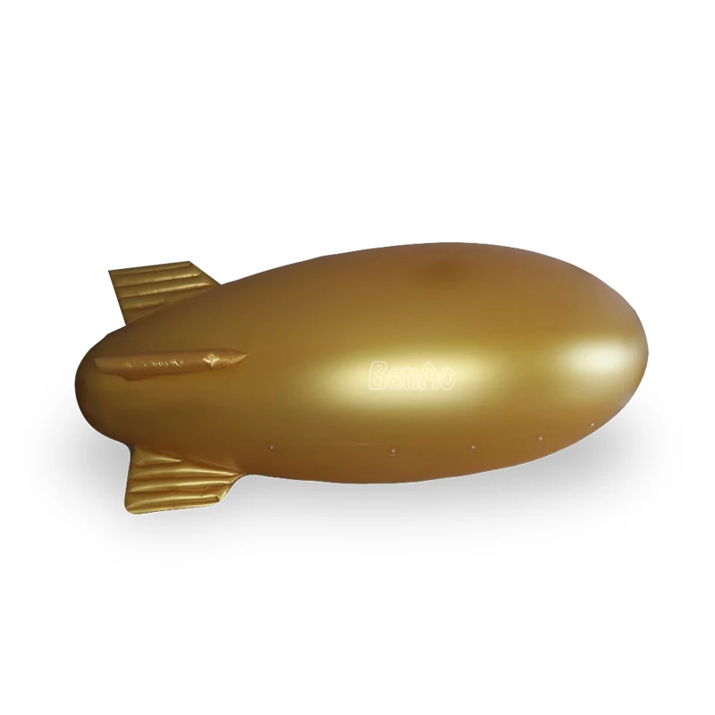20 футов/6 м Benao AO763 индивидуальный логотип/Золотой Гелиевый шар Zeppelin/26 футов 8