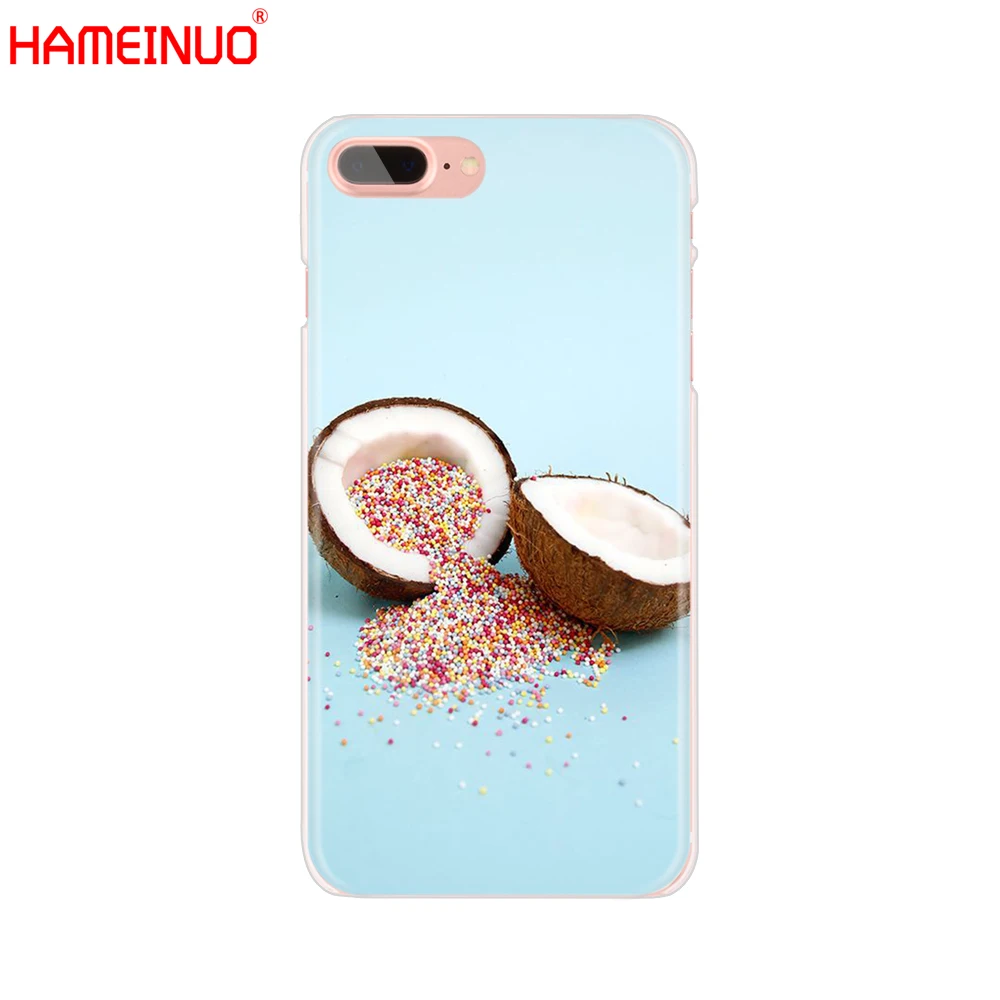 HAMEINUO кокосовый на пляже Чехол для мобильного телефона iphone X 8 7 6 4 4s 5 5s SE 5c 6s