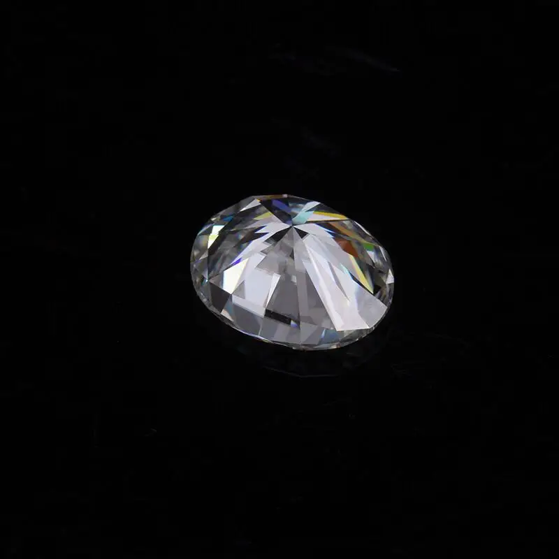 Тесты положительный 3x5~ 8x10 мм овальной формы e moissanites свободные камень для обручальное кольцо из бисера для изготовления ювелирных изделий белый камень