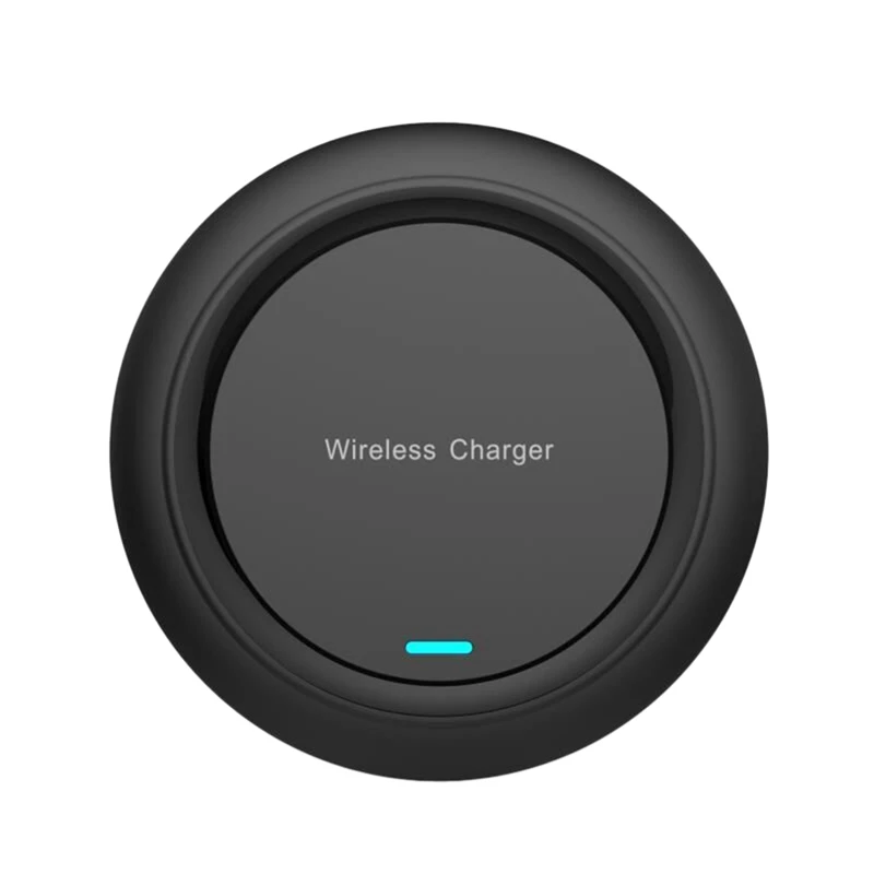 Беспроводное зарядное устройство Qi для быстрой зарядки iphone 8 Plus Samsung Galaxy S9 Note 9 S7 Edge