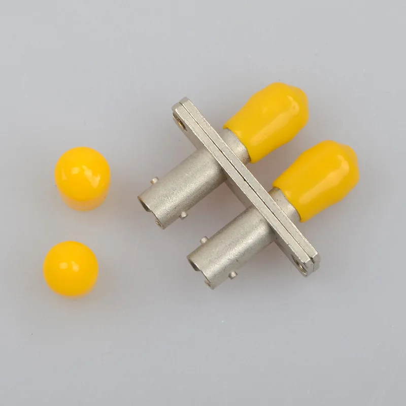10PCS/bag Duplex mode ST Fiber optic Adapter Optical fiber coupler UPC flange PC connector factory | Мобильные телефоны и