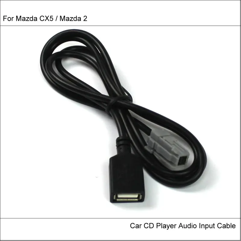 Для Mazda CX5 / 2 оригинальный Вилки USB разъем адаптера Автомобильное CD радио аудио
