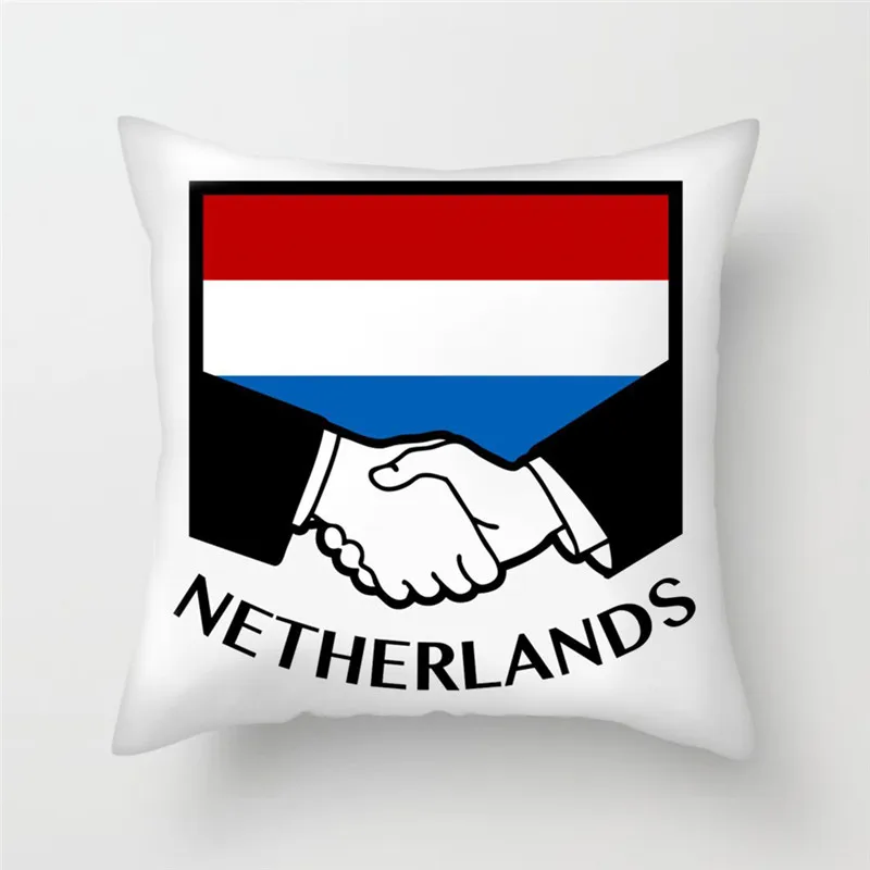 Fuwatacchi национальные флаги наволочка Англия США французские пледы подушки Чехол