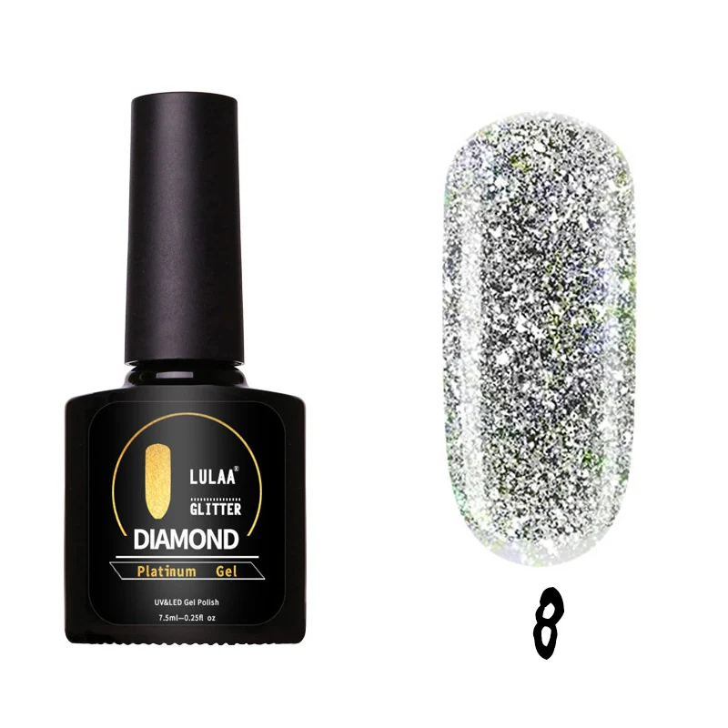 Лак с зеркальным эффектом для ногтевой фототерапии клей DIY 3D многоцветный дизайн ногтей украшения OR88|Гель