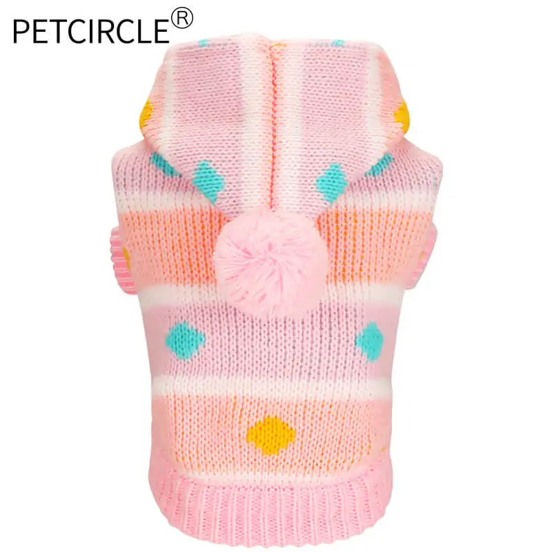 Petcircle новая квалифицированная Одежда для собак зимняя Рождественская шапка теплый свитер для собак для чихуахуа трикотажный свитер для щенка одежда товары для домашних животных