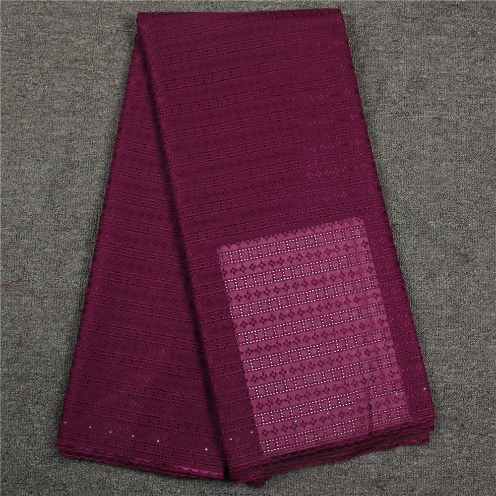 Дышащая мягкая вышивка простая белая польская хлопковая кружевная африканская