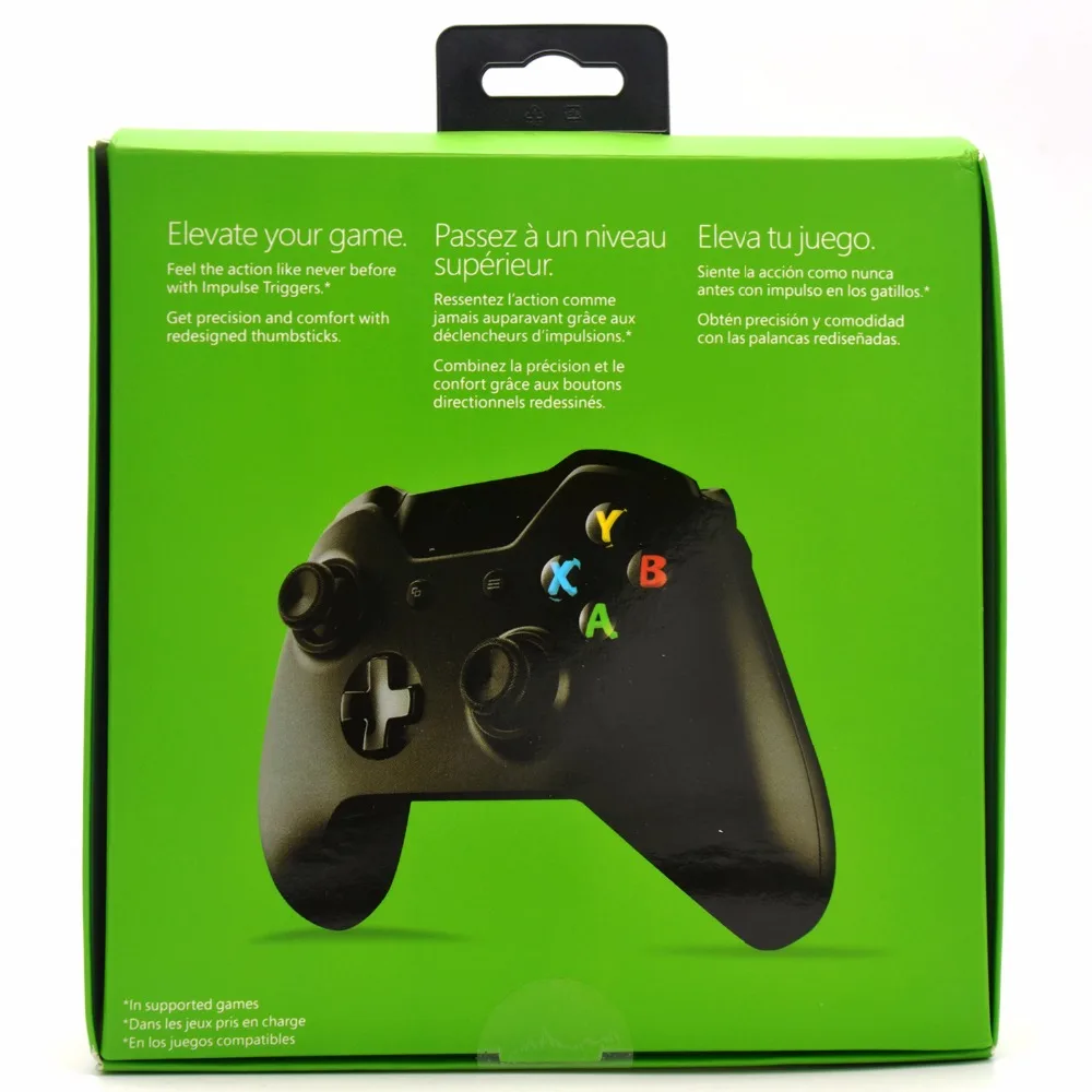 2,4 ГГц беспроводной контроллер для microsoft xbox ONE/PC геймпад+ беспроводной приемник адаптер работает с Windows 7/8/10