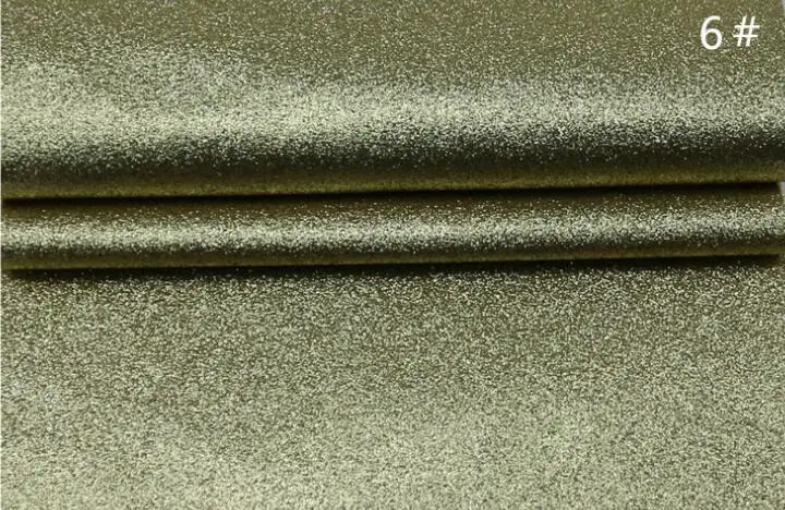 ZENGIA 50x138 см блестящая ткань для платьев, искусственная кожа, синтетическая кожа, блестящая искусственная кожа ткань для сумок/одежды/бантов - Цвет: 6