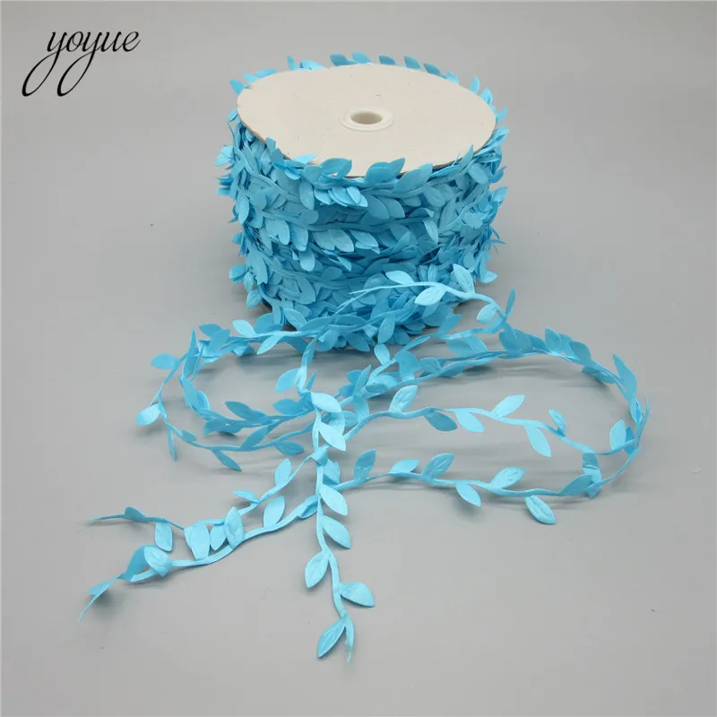 Lucia Crafts 2,5 см листья Кружева отделка украшения лист ленты Diy Швейные войлочные гирлянды одежды крафт-ткани аппликации 040051056