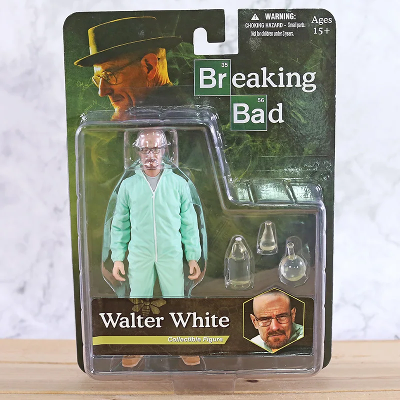 Breaking Bad Walter White 6&quot Action Figure Mezco Green Hazmat Suit | Игрушки и хобби