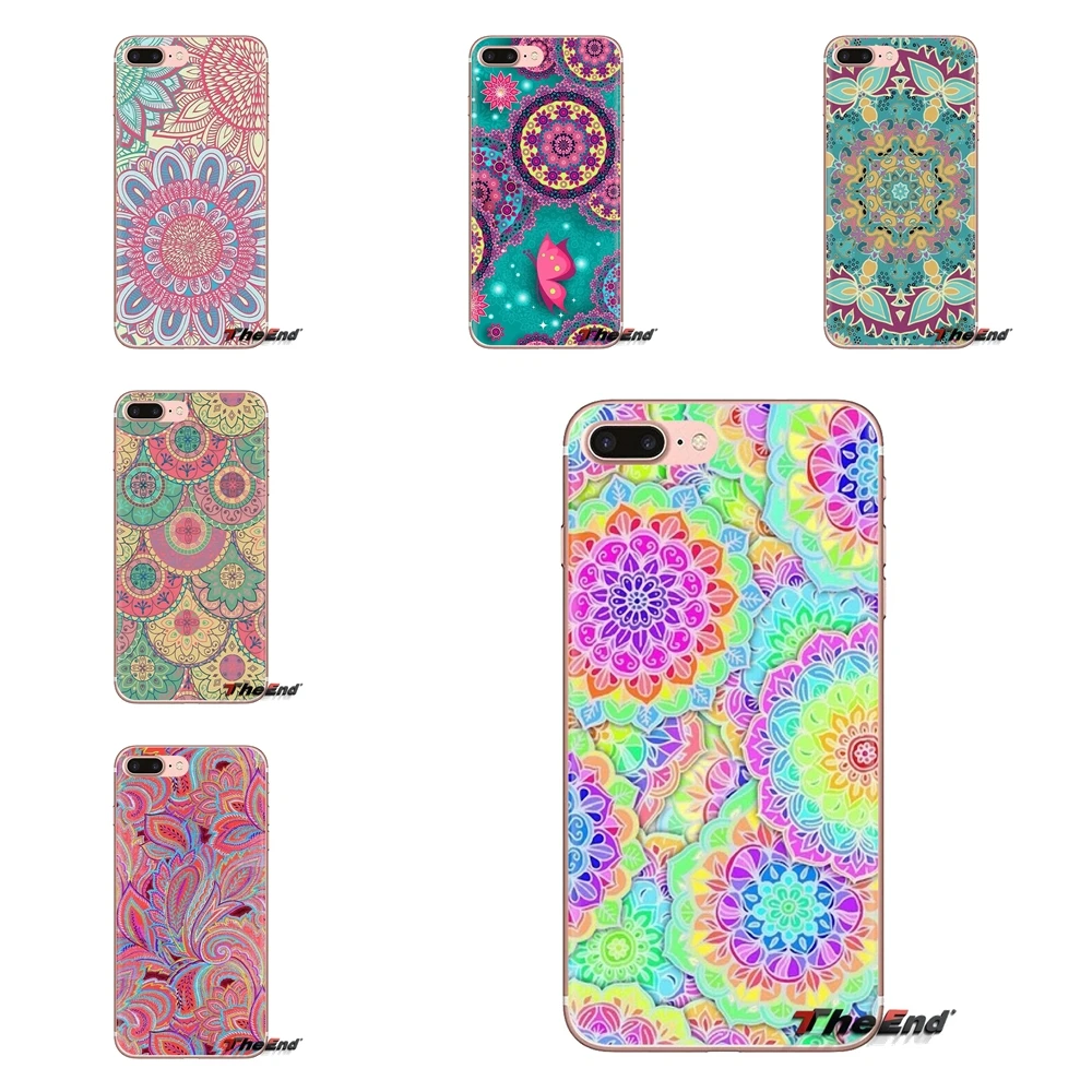 Transparent Soft Case For Oneplus 3T 5T 6T Nokia 2 3 5 6 8 9 230 3310 2.1 3.1 5.1 7 Plus 2017 2018 Floral Paisley Flower Mandala |
