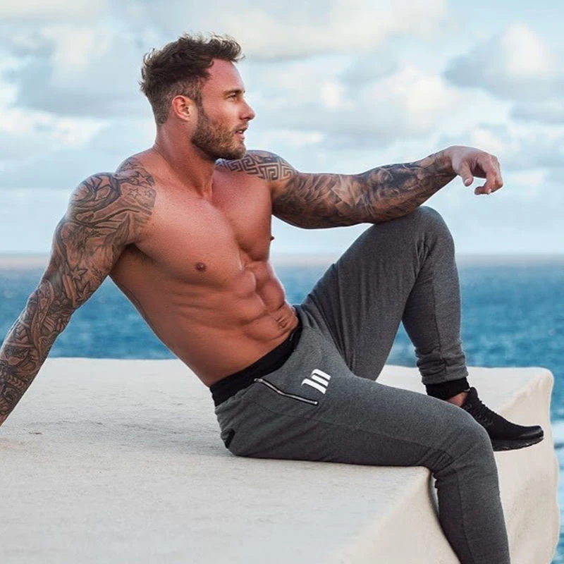 Колготки Спортивные штаны Бег тренировки тренажерный зал Леггинсы Для мужчин