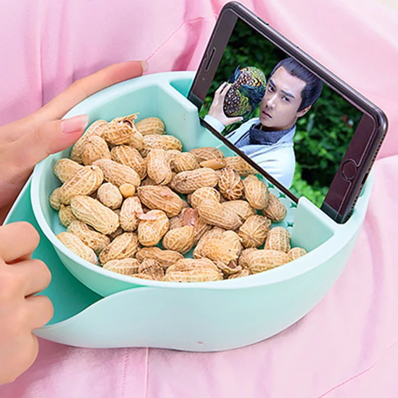 Двухслойная Фруктовая тарелка goldвыпечка поднос для ленивых усов миска орехов с