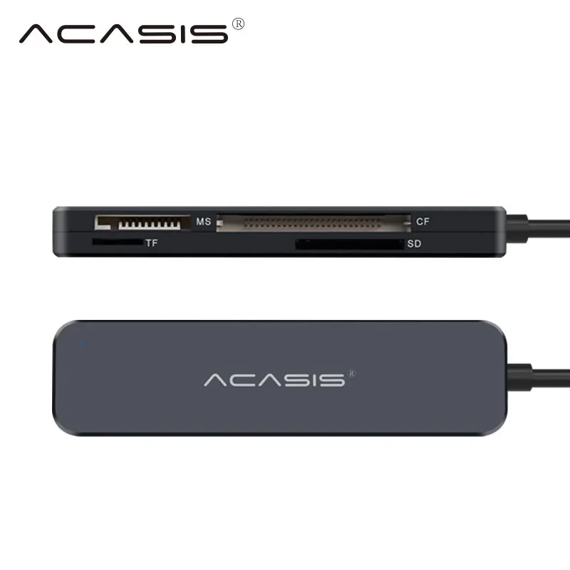 

Acasis USB 3.0 Card Reader SD Micro SD TF CF MS Compact Flash Card Adapter for Laptop OTG Type C to Multi Card Reader USB 3.0