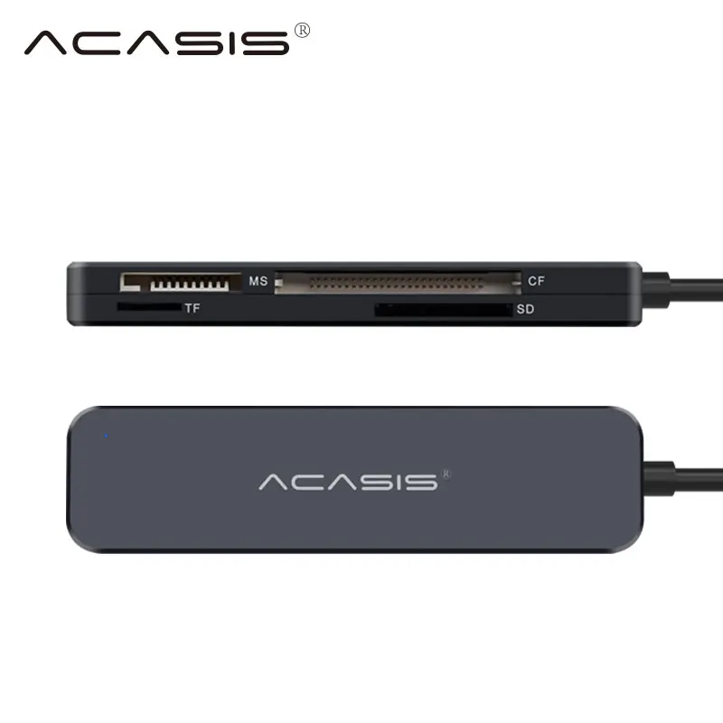 Кардридер Acasis USB 3 0 устройство для чтения карт памяти SD Micro TF CF MS Compact Flash Card адаптер