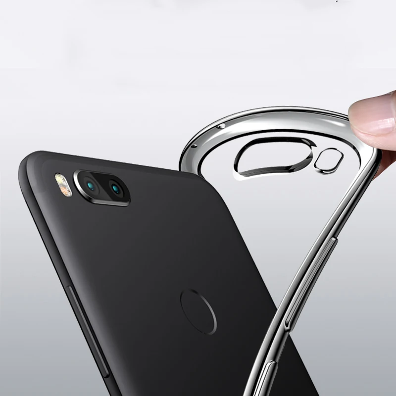 Global Version For Xiaomi Mi A1/A2 Lite Case Luxury Plating Silicone Soft TPU Back Cover Accessory Coque Fundas MiA1/MiA2/6X |